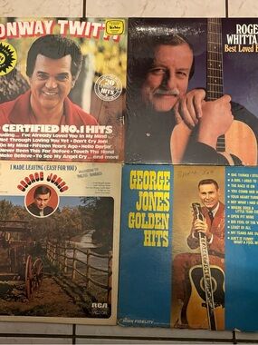 Vintage Vinyl Album Lot - Country Classics (Conway Twitty, George Jones)